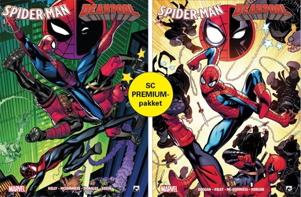 Pakket Spider-man Deadpool 1+2