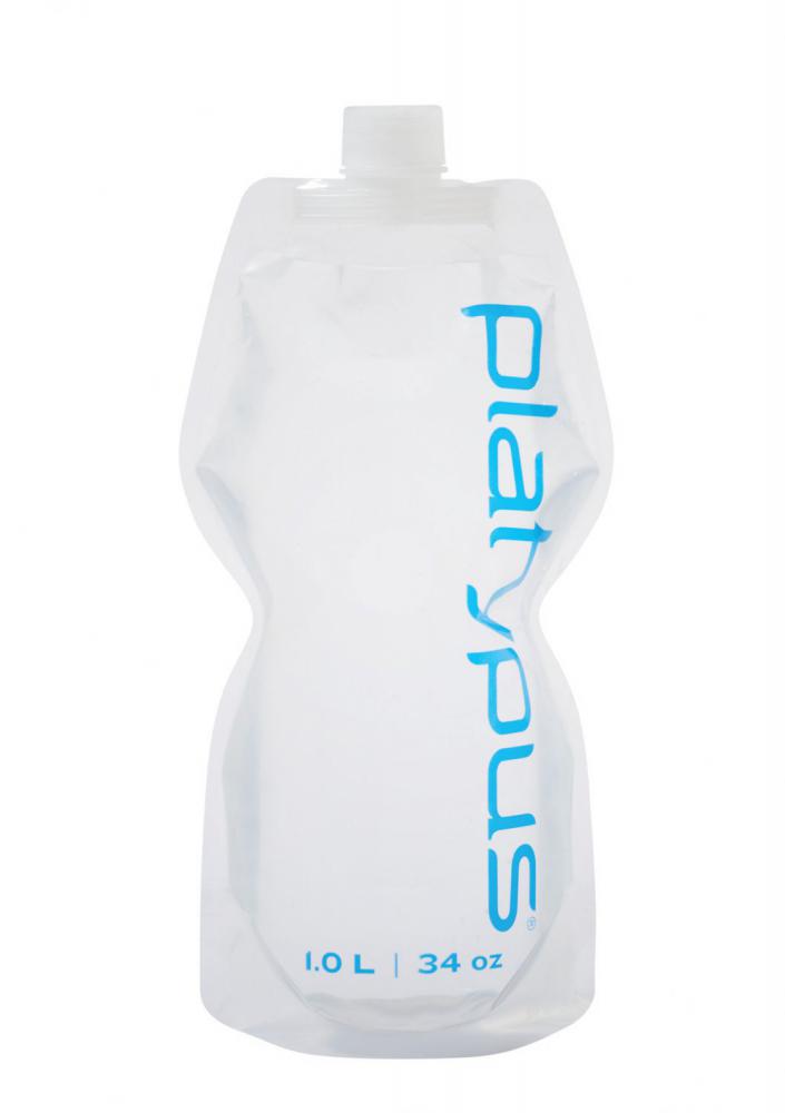 Platypus SoftBottle, 1 liter, closure cap - Logo