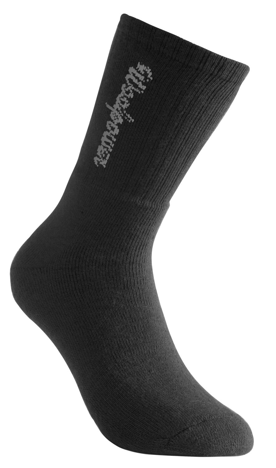 WOOLPOWER Socks w. Logo, black 