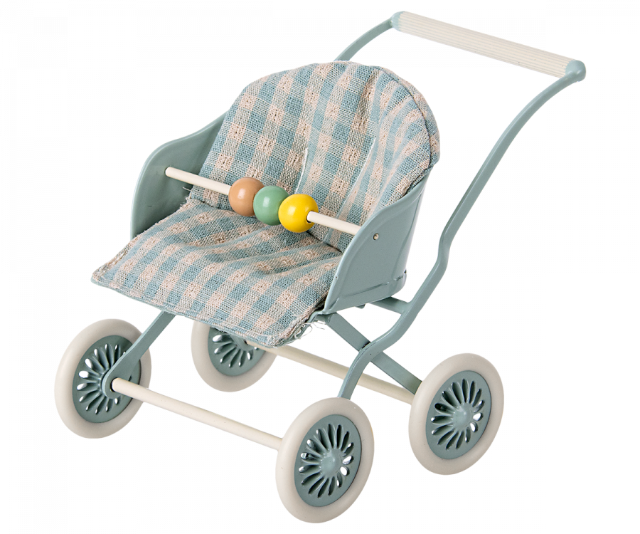Bekwaamheid De eigenaar het is nutteloos Maileg : Kinderwagen voor Baby Muis Muntgroen - 11-3107-00 - | Katenkoe.be